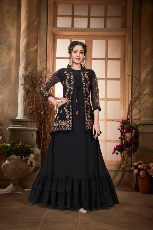 MANISUKMI FASHION Women Fit and Flare Black Dress - Buy MANISUKMI FASHION  Women Fit and Flare Black Dress Online at Best Prices in India |  Flipkart.com