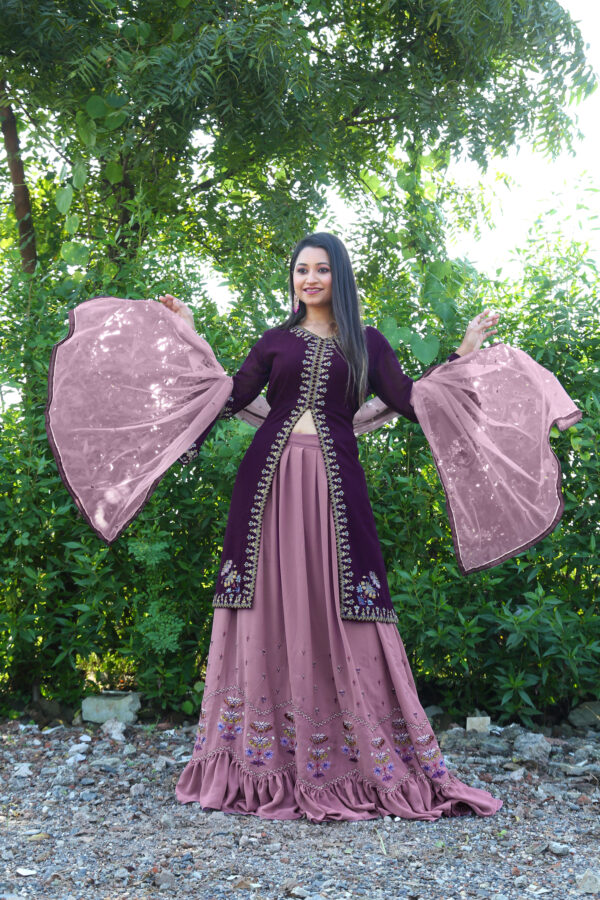 15 Latest Collection of Lehenga with Kurta Designs In India | Traditional  indian dress, Kurta designs, Fashion