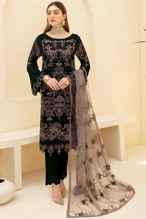 Black Net Dress Designs Pakistani 2024 | www.gemologytidbits.com