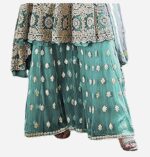 Sky Firozi Embellished Heavily Embroidered Work Kurta - Pakistani Suit