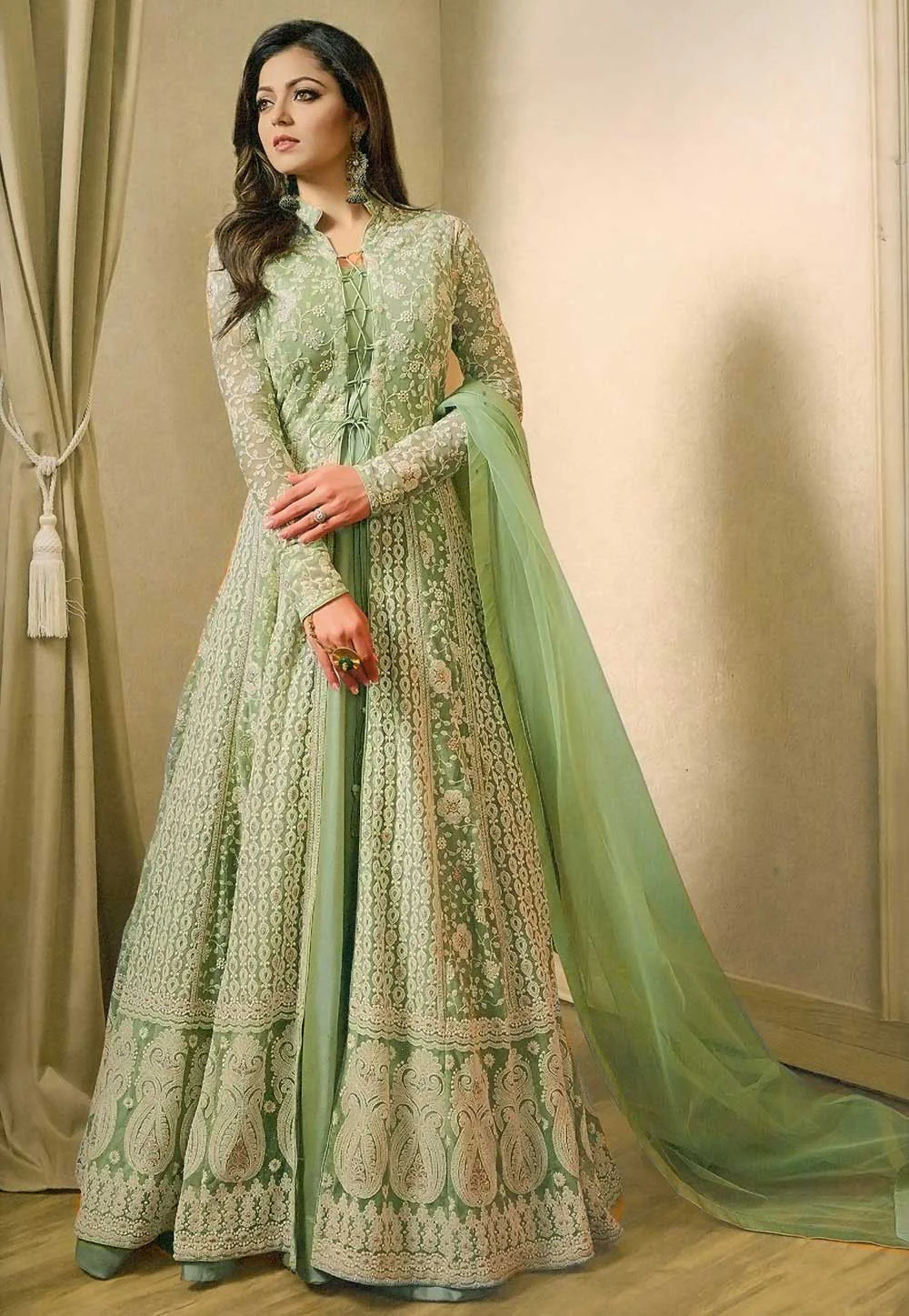 Salwar Kameez Designer Plazzo Pant Dress Wedding Wear Anarkali Flared Gown  Suits | eBay