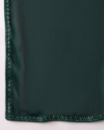 Elegant Green Embroidered Faux Georgette Anarkali Gown Set