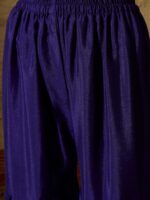 Elegant Purple Embroidered Kurta Sharara Set – Chinon Fabric with Santoon Lining
