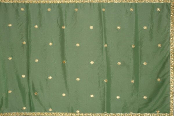 Green Embroidered Georgette Kurta Palazzo Set with Dupatta
