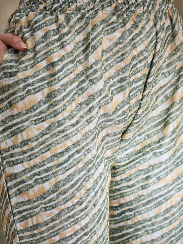 Verdant Green Printed Cotton Co-Ord Set - Effortless Ethnic Elegance
