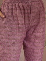Feminine Pink Printed Cotton Co-Ord Set - Modern Ethnic Comfort