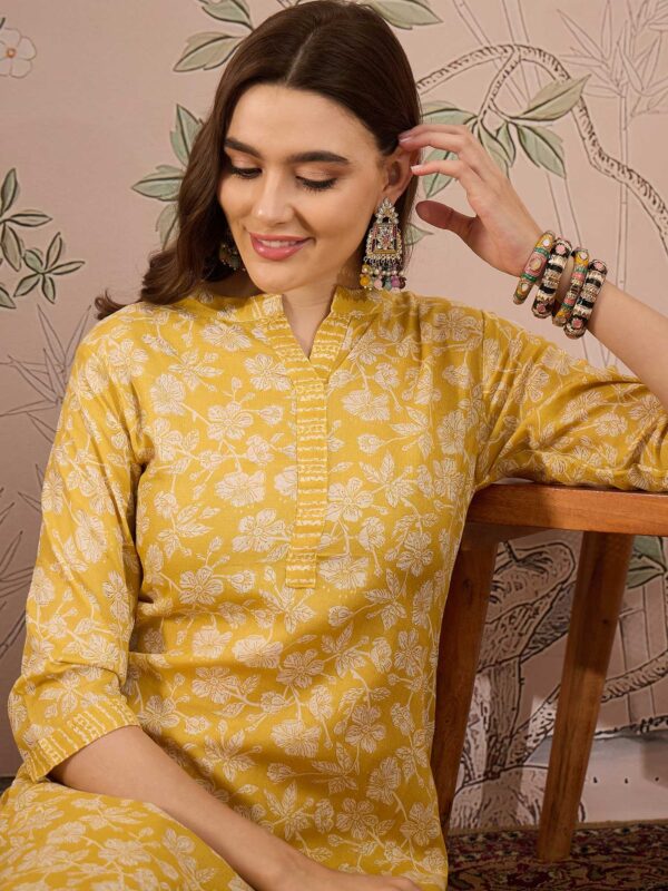 Yellow Cotton Co-Ord Set