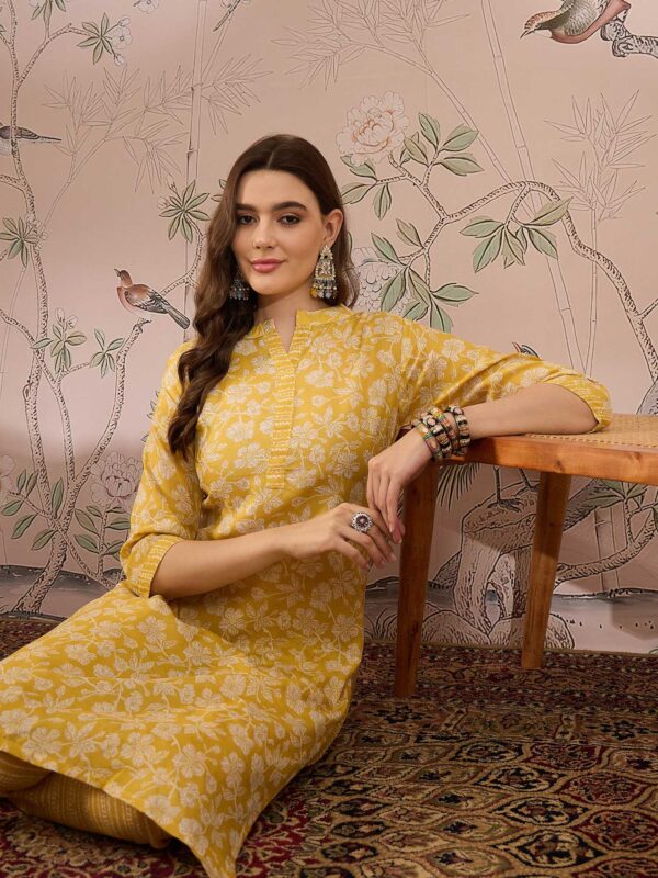 Yellow Cotton Co-Ord Set