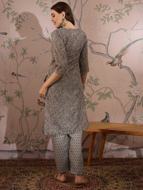 Grey Cotton Co-Ord Set