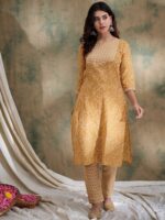 Sunshine Yellow Printed Cotton Co-Ord Set