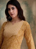 Sunshine Yellow Printed Cotton Co-Ord Set