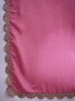 Charming Pink Embroidered Flared Top Kurta Sharara Set with Round Neck & Regular Sleeves