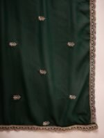 Green Embroidered Anarkali Kurta Lehenga Set with Dupatta