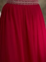 Pink Embroidered Anarkali Kurta Lehenga Set with Dupatta