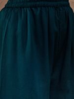 Rama Embroidered Vichitra Silk Straight Kurta Palazzo Set