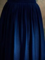 Rama Vichitra Silk Anarkali Gown with Lehenga & Embroidered Dupatta