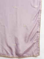 Purple Chinon Anarkali Gown with Embroidered Dupatta – Full Length