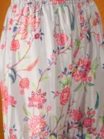 Grey Embroidered Chinon Anarkali Kurta Sharara with Dupatta