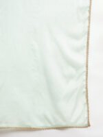 Pista Embroidered Anarkali Kurta Pant Set | V Neck | Full Length