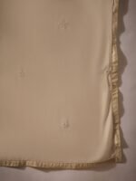 Cream Embroidered Faux Georgette Anarkali Gown with Lace Dupatta