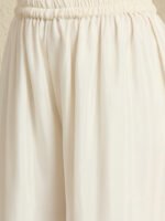 Off-White Embroidered Chinon Kurta Palazzo Set with Dupatta