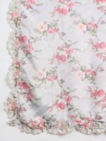 Light Blue Embroidered Kurta Palazzo | Square Neck | Digital Print